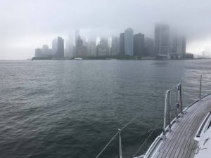 Foggy approach to Manhattan
