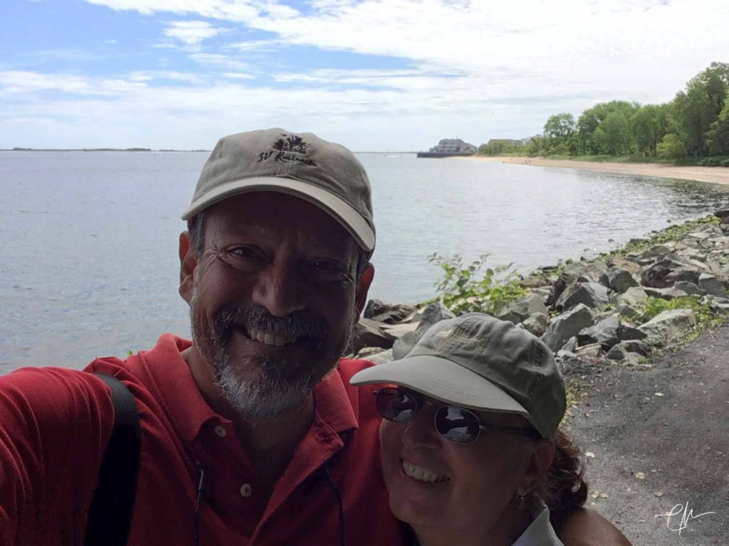 Hiking along the Henry Hudson Trail