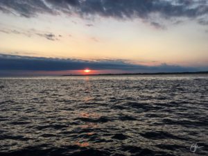 Provincetown Sunset - First night at anchor