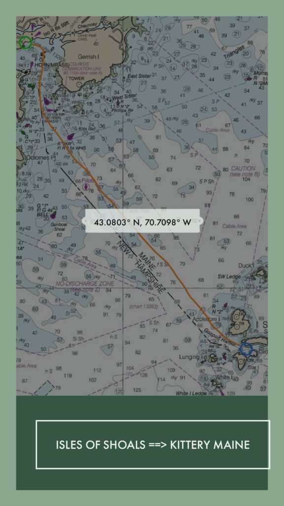 Isles of Shoals to Kittery Maine