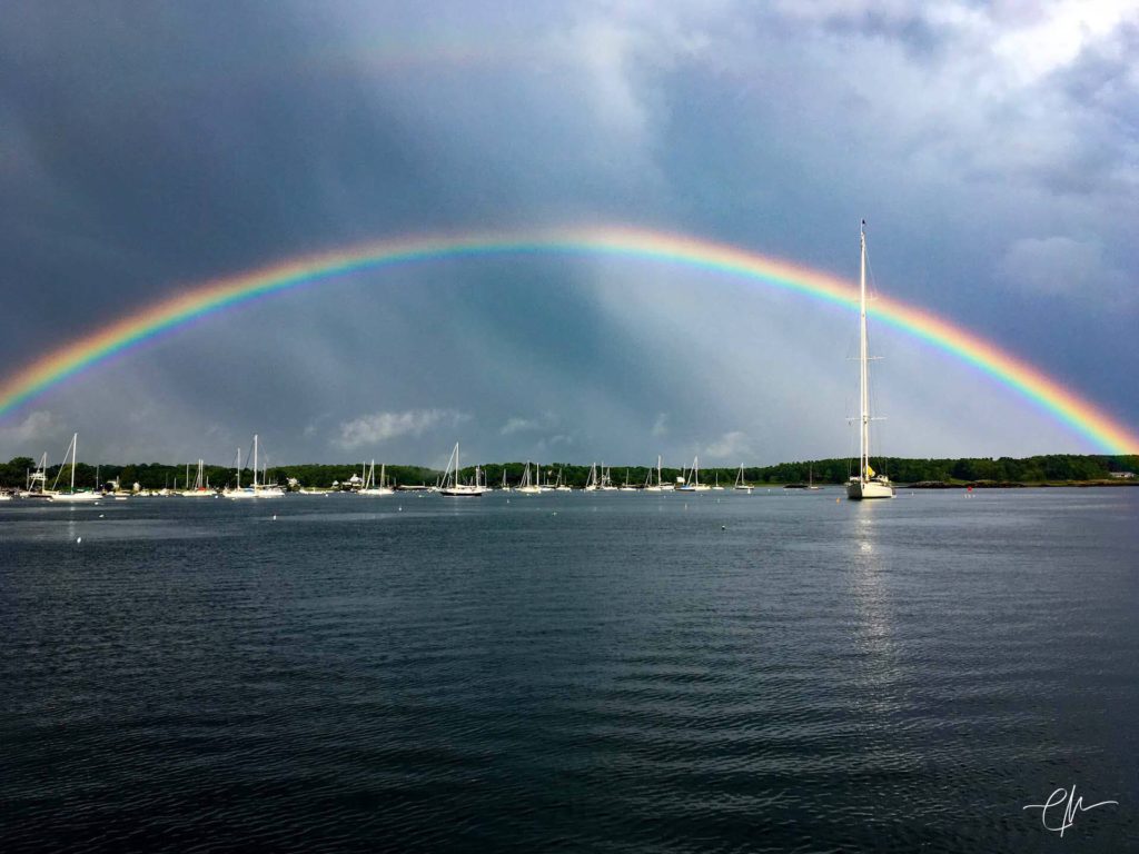 Another amazing rainbow in Kittery Maine