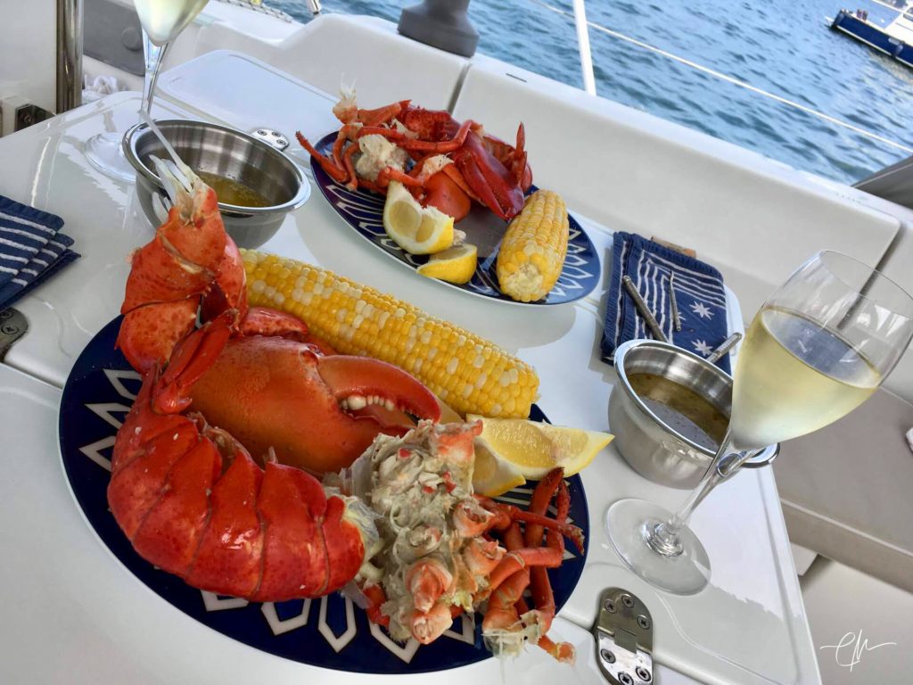 Lobsters from Dolphin Marina & Restaurant - Harpswell, Maine