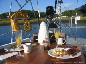 Breakfast aboard Rocinante