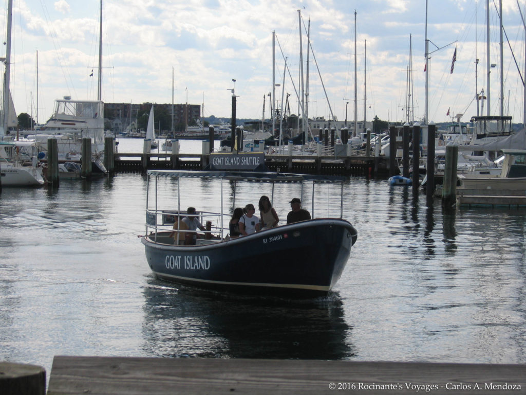 Goat Island Marina water shuttle