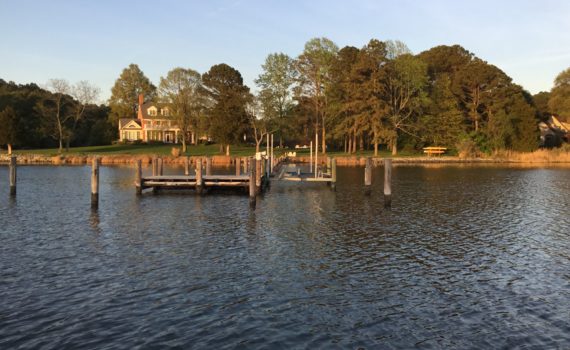 Anchored in San Domingo Creek