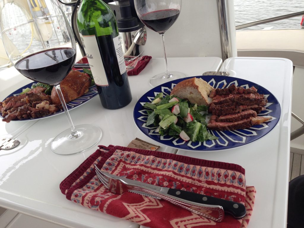 Another amazing meal aboard Rocinate