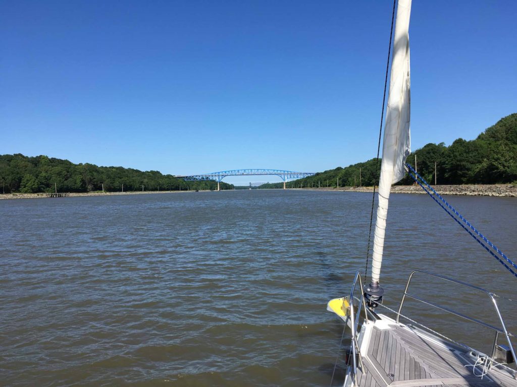 Heading down the C&D Canal