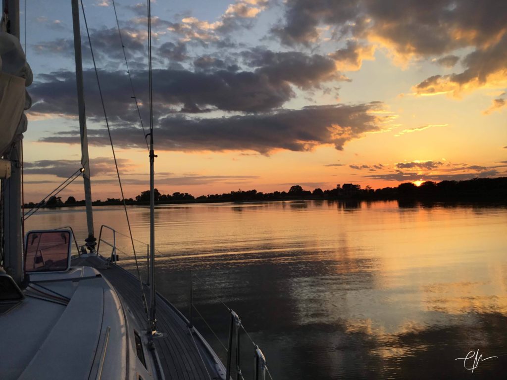 Swan Creek Marina Sunset