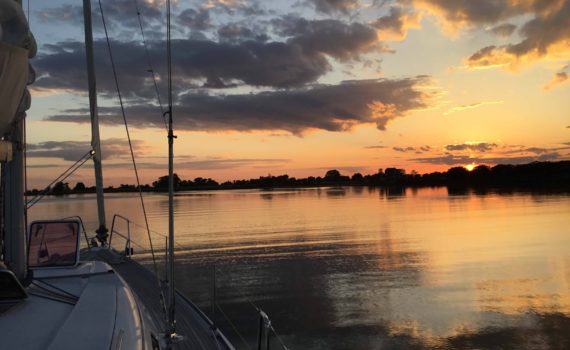 Swan Creek Marina Sunset